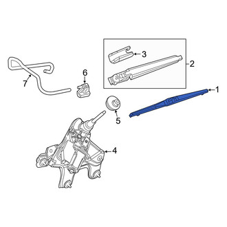 Toyota OE - Rear Wiper Blade