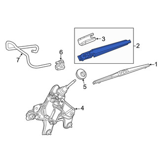 Toyota OE - Rear Wiper Arm