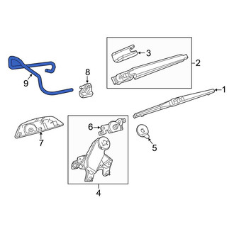 Toyota OE - Rear Liftgate Washer Hose