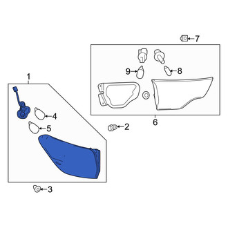 Toyota OE - Rear Left Outer Tail Light Assembly