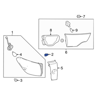 Toyota OE - Tail Light Clip