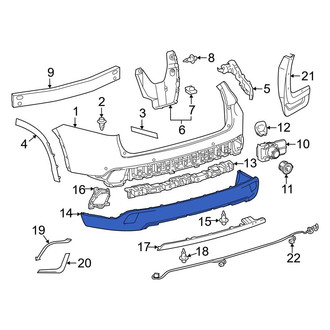 Toyota OE - Rear Lower Bumper Cover
