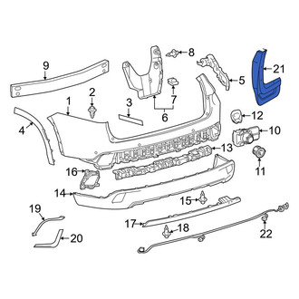 Toyota OE - Rear Left Mud Guard