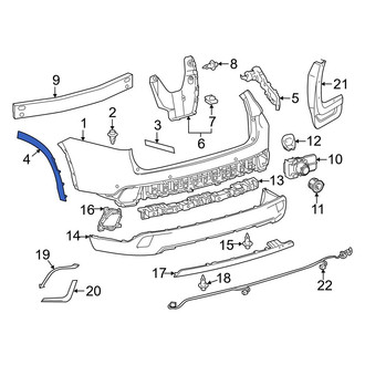 Toyota OE - Rear Left Wheel Arch Molding