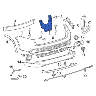 Toyota OE - Rear Left Bumper Cover Heat Shield