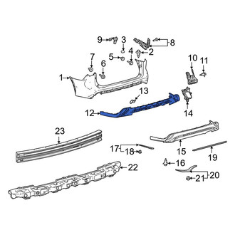 Toyota OE - Rear Lower Bumper Cover
