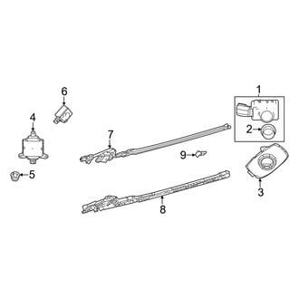 Toyota OE - Rear Bumper - Electrical Components