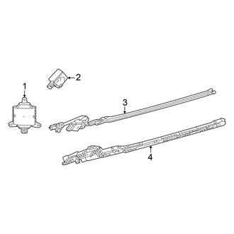 Toyota OE - Rear Bumper - Electrical Components (XSE)