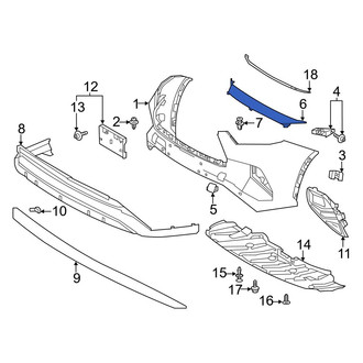 Toyota OE - Front Bumper Trim