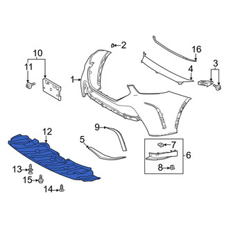 Toyota OE - Front Lower Radiator Support Splash Shield