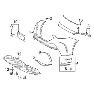 Toyota OE - Front Bumper & Grille - Bumper & Components (Bumper Cover & Trim), (XSE)