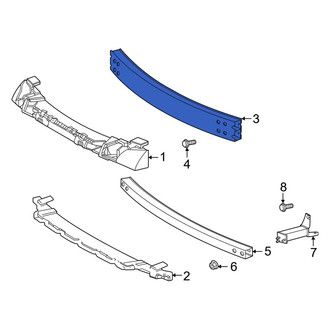 Toyota OE - Front Bumper Impact Bar