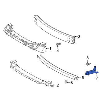 Toyota OE - Front Left Bumper Cover Reinforcement Beam Bracket