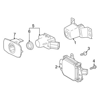 Toyota OE - Front Bumper & Grille - Electrical Components