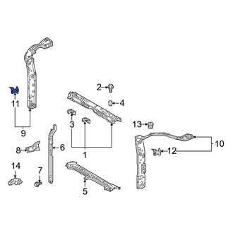 Toyota OE - Right Fender Bracket