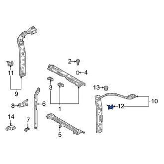 Toyota OE - Left Fender Bracket