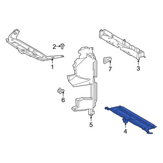 Toyota OE - Front Lower Radiator Support Air Deflector