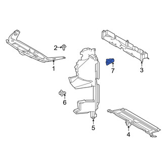 Toyota OE - Radiator Support Baffle Bracket