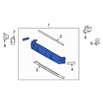 Toyota OE - Front Radiator Shutter Assembly