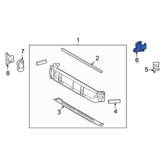 Toyota OE - Front Left Radiator Shutter Bracket