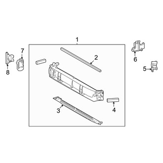 Toyota OE - Radiator Support - Ducts & Louver (2.5L)