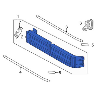 Toyota OE - Front Radiator Shutter Assembly