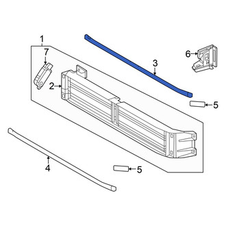 Toyota OE - Upper Radiator Shutter Seal