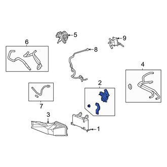 Toyota OE - Automatic Transmission Oil Cooler Bracket