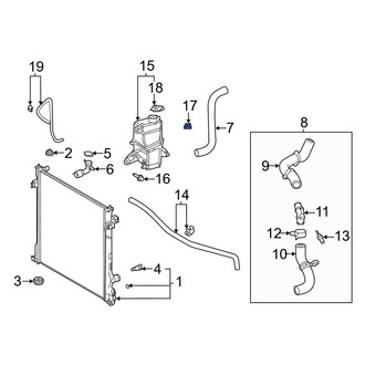 Toyota OE - Engine Coolant Reservoir Nut
