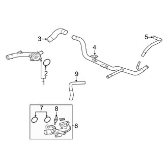 Toyota OE - Cooling - Hoses & Pipes (3.5L)