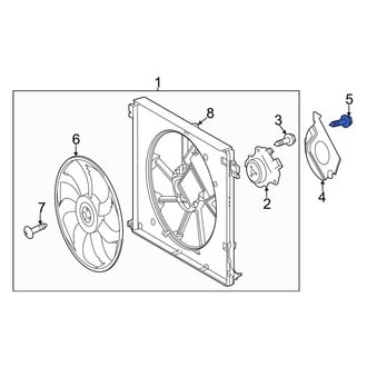 Toyota OE - Engine Cooling Fan Motor Bolt
