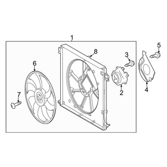 Toyota OE - Cooling Fan (3.5L)
