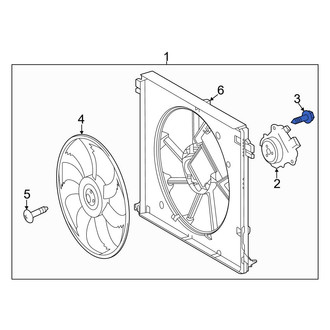 Toyota OE - Engine Cooling Fan Motor Bolt