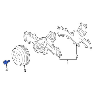Toyota OE - Engine Water Pump Pulley Bolt
