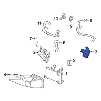 Toyota OE - Automatic Transmission Oil Cooler Bracket