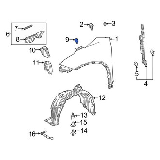 Toyota OE - Front Hood Stop Buffer