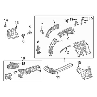Toyota OE - Fender - Structural Components & Rails