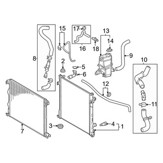 Toyota OE - Cooling - Radiator & Components (2.4L)