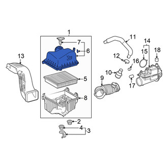 Toyota OE - Upper Air Filter Housing