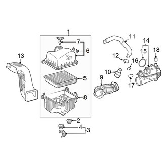 Toyota OE - Engine / Transaxle - Air Intake (2.4L)