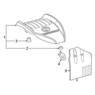 Toyota OE - Engine / Transaxle - Engine Appearance Cover (2.4L)