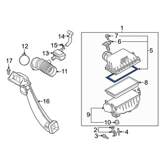 Toyota OE - Upper Air Filter Housing