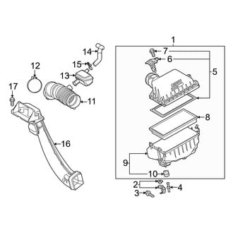 Toyota OE - Engine / Transaxle - Air Intake (2.5L)