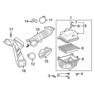 Toyota OE - Engine Air Intake Hose Adapter