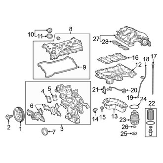 Toyota OE - Engine / Transaxle - Engine Parts (3.5L)