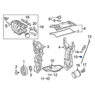 Toyota OE - Engine Oil Dipstick Tube O-Ring