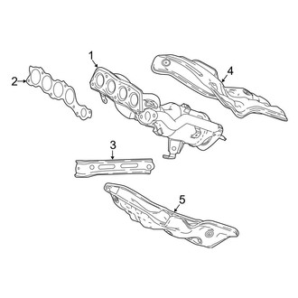 Toyota OE - Exhaust System - Manifold (2.5L)