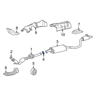 Toyota OE - Exhaust Muffler Gasket