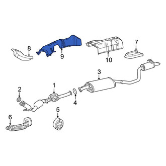 Toyota OE - Center Floor Pan Heat Shield