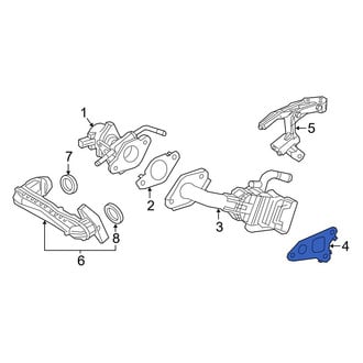 Toyota OE - Exhaust Gas Recirculation (EGR) Cooler Gasket